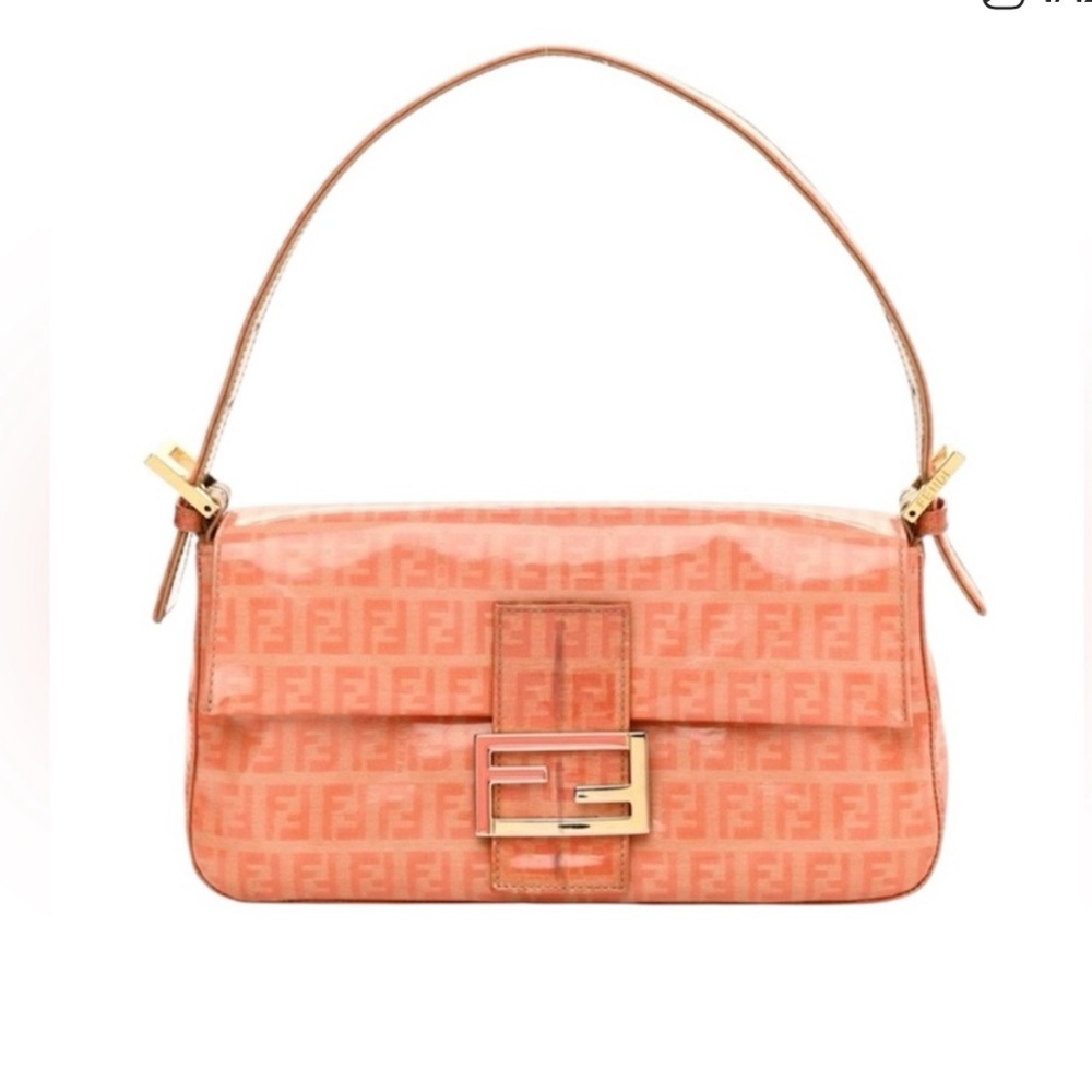 Fendi Zucca Zucchino FF Baguette mini small bag